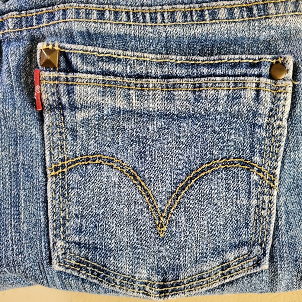 Levi Jeans Teen Girl Size 16 Regular Blue - Picture 6 of 11